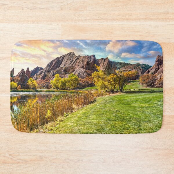 Item preview, The Roxborough Arrowhead Golf Club in Littleton, Colorado- Fall Season In Roxborough State Park  designed and sold by Rocky Mountain Artistry.