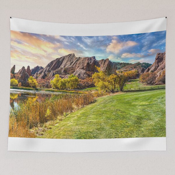 Item preview, The Roxborough Arrowhead Golf Club in Littleton, Colorado- Fall Season In Roxborough State Park  designed and sold by Rocky Mountain Artistry.