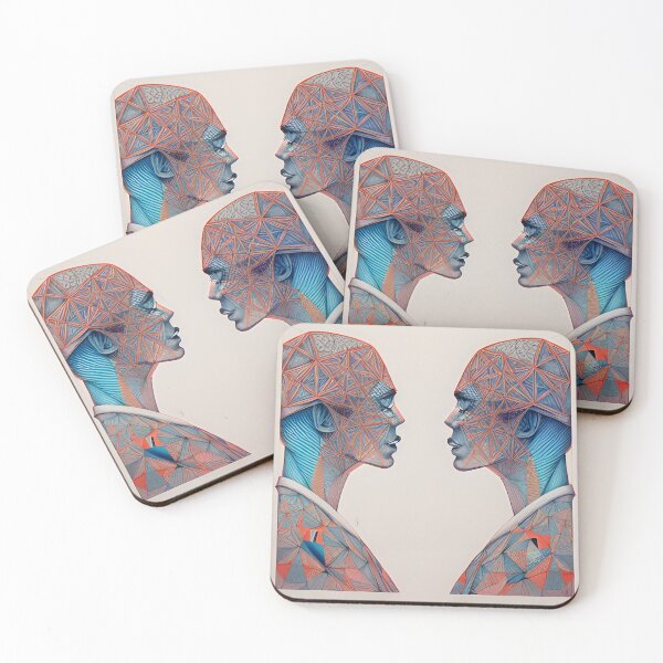 Item preview, Two Geometric Figure in Profile designed and sold by skillunused.