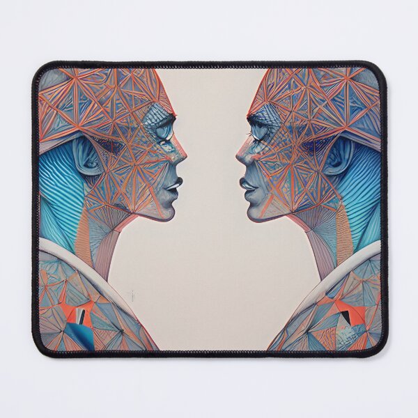 Item preview, Two Geometric Figure in Profile designed and sold by skillunused.