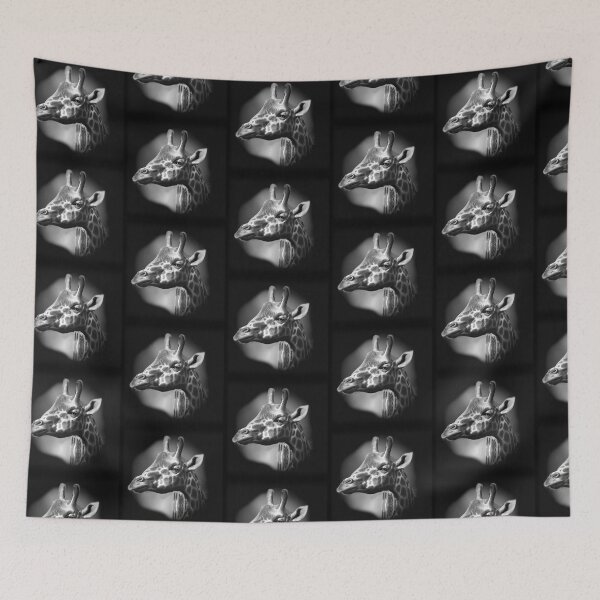 Item preview, The Pensive, Side-Looking Giraffe: Now Also in Black and White designed and sold by markmm9.