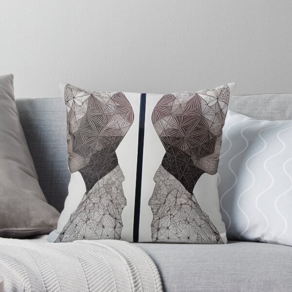Item preview, Two People in Profile with Their Back to Each Other designed and sold by skillunused.