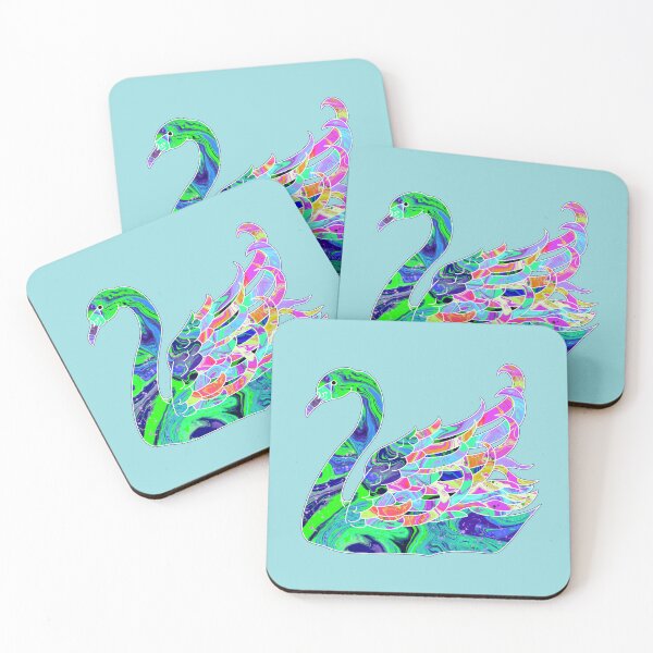 Item preview, Colorful Swan - is my Spirit Animal designed and sold by LaRoach Digital Arts.