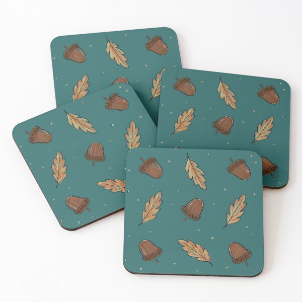 Item preview, Acorn Dreams - Real Teal designed and sold by gingernoodleuk.