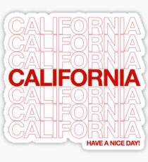 have a nice day, CA! Sticker