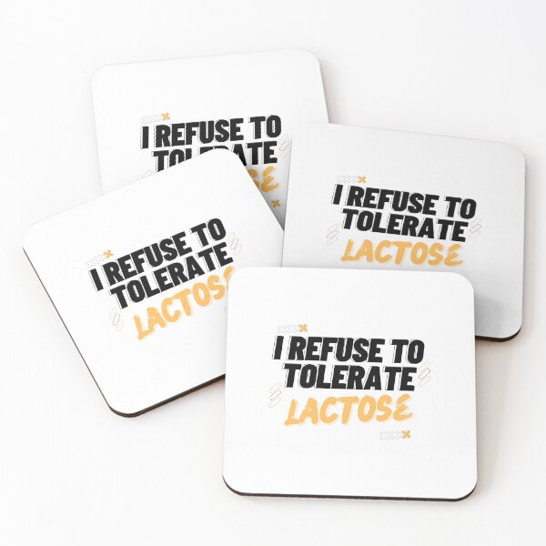 Item preview, i refuse to tolerate lactose - funny lactose intolerant Essential T-Shirt designed and sold by YouSsefHN05.