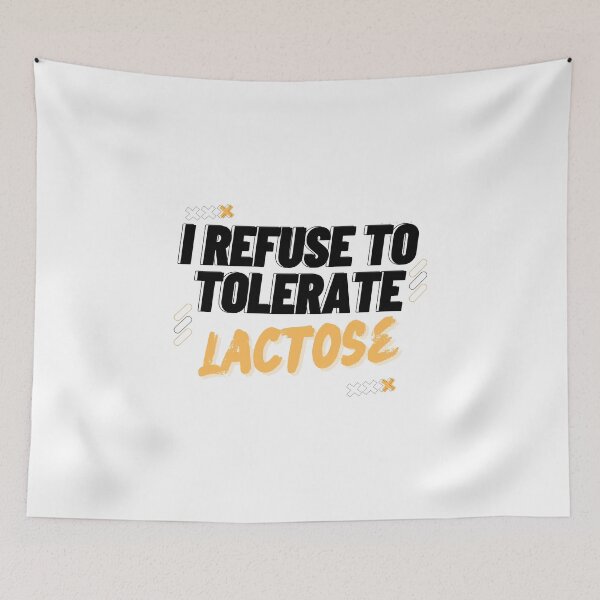 Item preview, i refuse to tolerate lactose - funny lactose intolerant Essential T-Shirt designed and sold by YouSsefHN05.