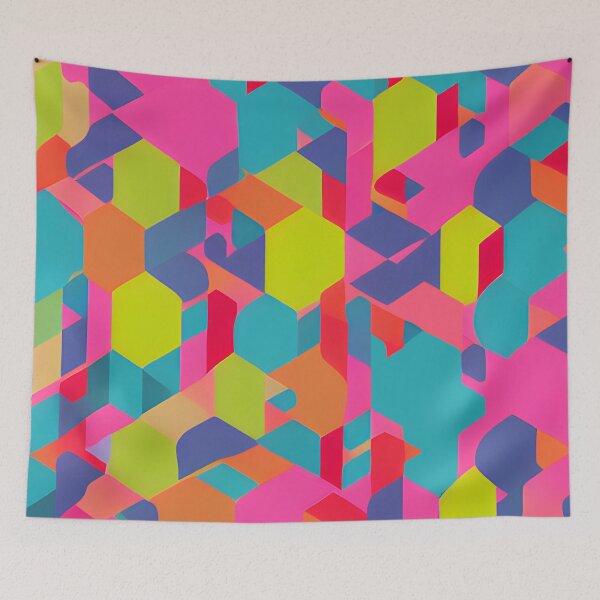 Item preview, Playful Geometric Pattern With Bright Colors designed and sold by Evolvity.