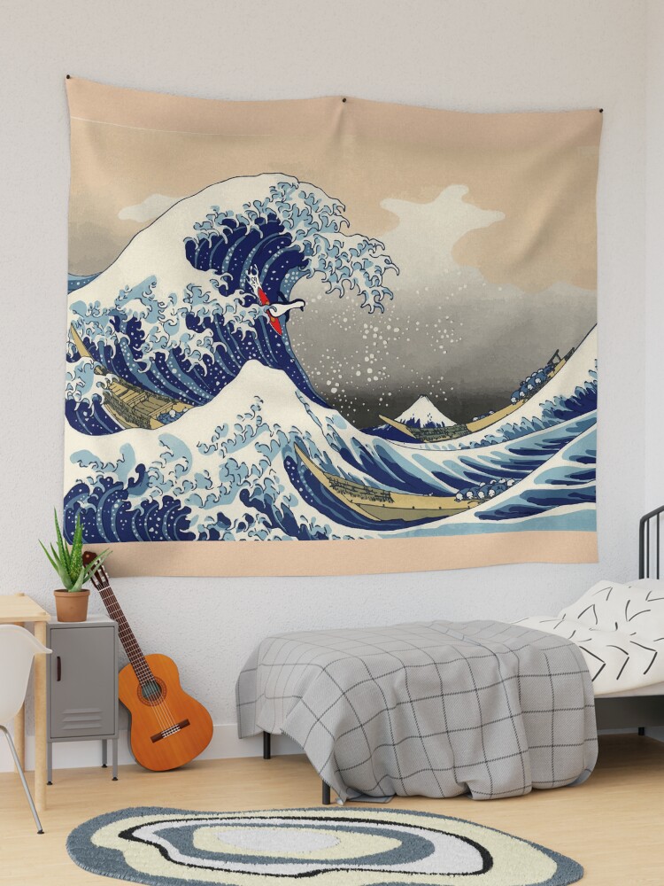 Wave tapestry discount