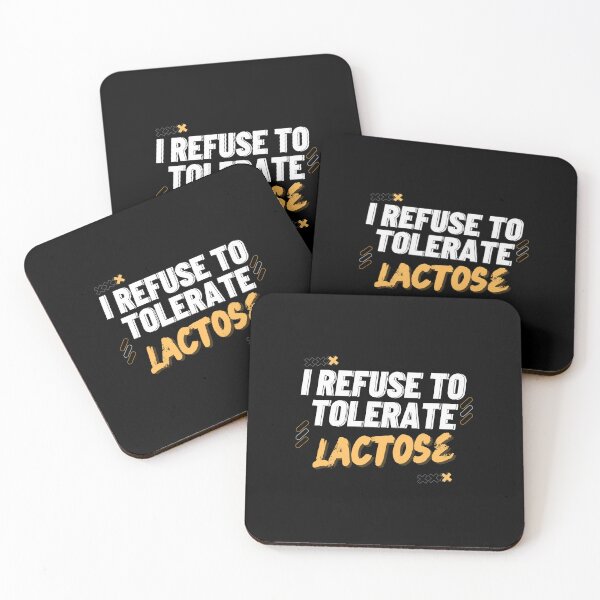 Item preview, i refuse to tolerate lactose - funny lactose intolerant Essential T-Shirt designed and sold by YouSsefHN05.