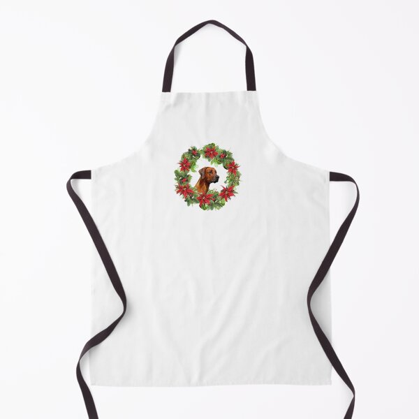Item preview, Christmas Rhodesian Ridgeback Dog Mixed Media Design designed and sold by OByD.