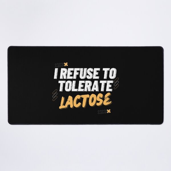 Item preview, i refuse to tolerate lactose - funny lactose intolerant Essential T-Shirt designed and sold by YouSsefHN05.