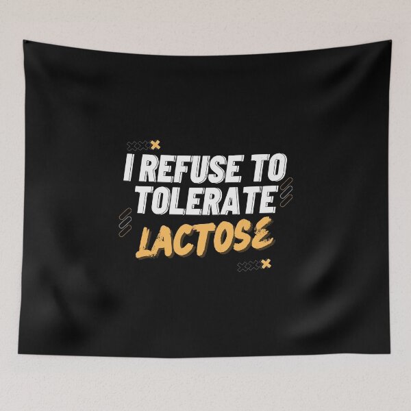 Item preview, i refuse to tolerate lactose - funny lactose intolerant Essential T-Shirt designed and sold by YouSsefHN05.