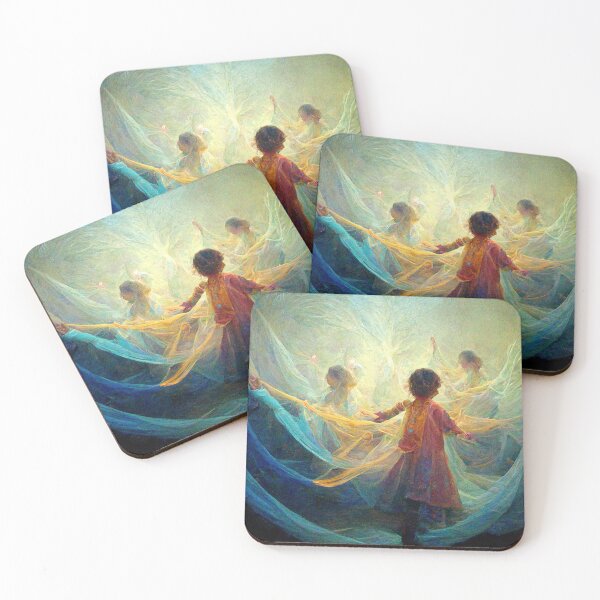 Item preview, Children play with eurythmy form and silks designed and sold by EarthandEase.