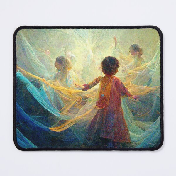 Item preview, Children play with eurythmy form and silks designed and sold by EarthandEase.