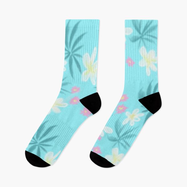 Item preview, Tropical Flowers on Turquoise (for the New Turquoise Option Tshirts, etc.) designed and sold by IvaRenee.