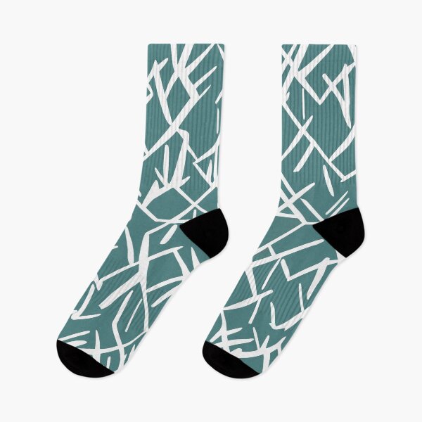Item preview, Abstract Pattern with Green Background and White Lines designed and sold by Evolvity.