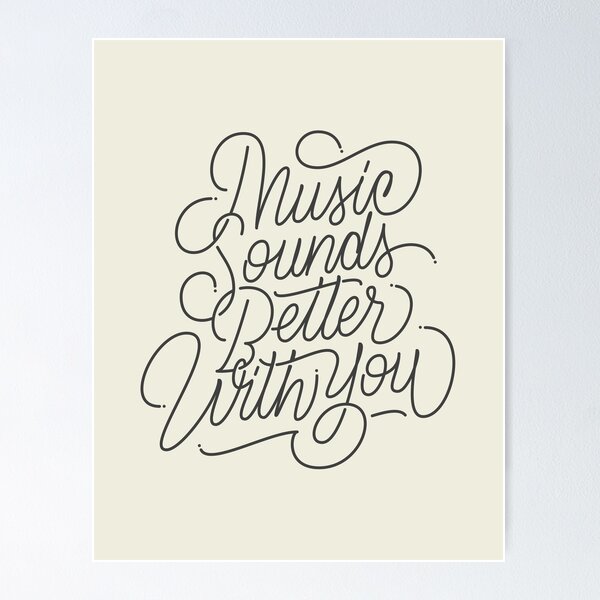 Item preview, MUSIC - Hand Lettering designed and sold by Made by Mighty.