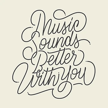 Artwork thumbnail, MUSIC - Hand Lettering by Made by Mighty