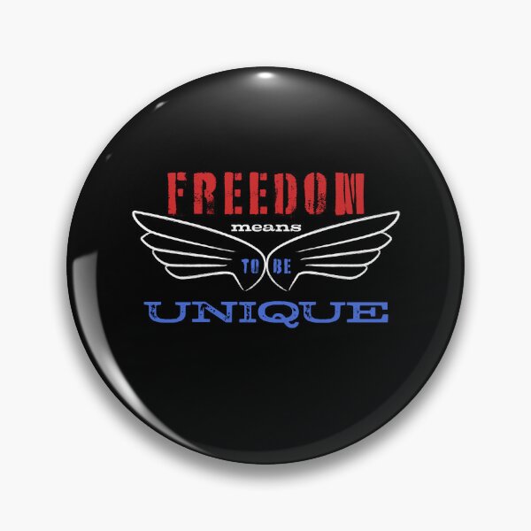 Item preview, Freedom means being unique designed and sold by Pearl67.