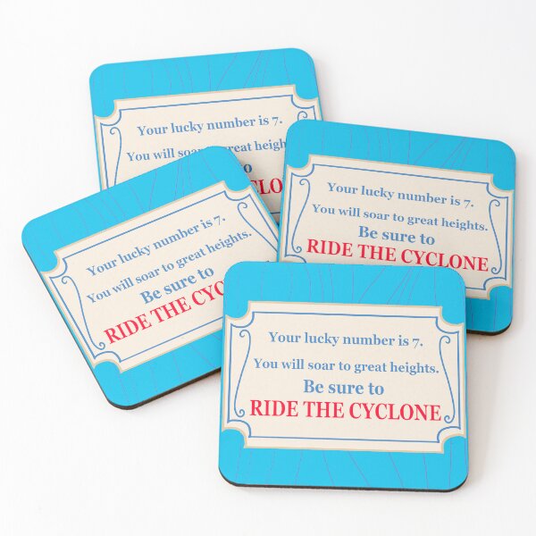 Item preview, Ride the Cyclone Fortune (Version 1) designed and sold by BadgertheBagel.