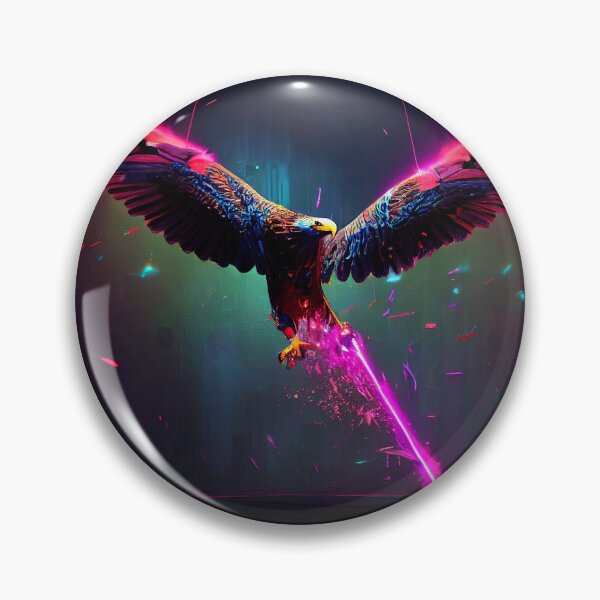 Item preview, colourful eagle designed and sold by kiwimick.