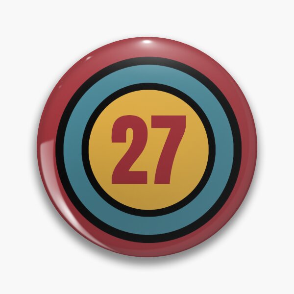 Item preview, The Number 27 - twenty seven - twenty seventh - 27th designed and sold by SirenSeventyOne.