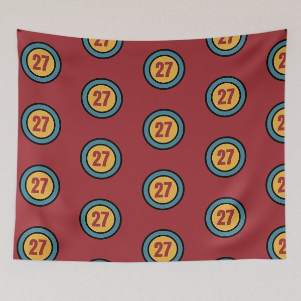 Item preview, The Number 27 - twenty seven - twenty seventh - 27th designed and sold by SirenSeventyOne.