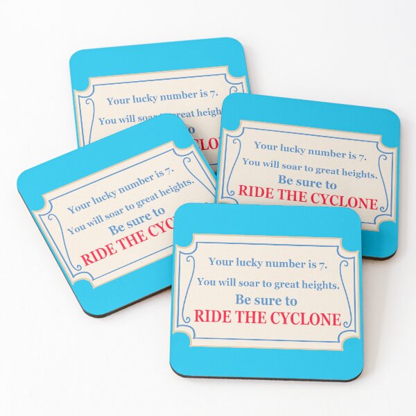 Item preview, Ride the Cyclone Fortune (Version 2) designed and sold by BadgertheBagel.