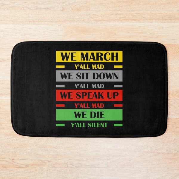 Item preview, We March Y’All Mad We Sit Down Y’All Mad designed and sold by amyotrestoy26.