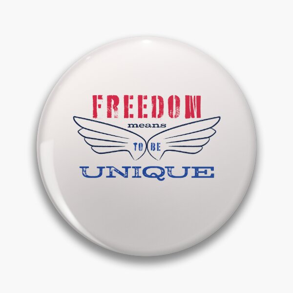 Item preview, Freedom means being unique designed and sold by Pearl67.