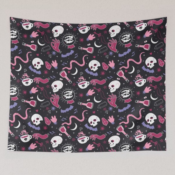 Item preview, Magic Mystic Halloween Styles pattern Seamless designed and sold by Akimatax ✯✯✯✯✯.