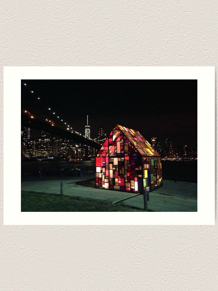 "Stained Glass House Brooklyn Bridge ParkTom Fruin's Art Installation