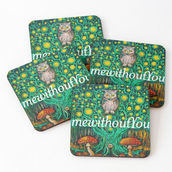Item preview, Owl in the mewithoutyou forest designed and sold by fishtower.