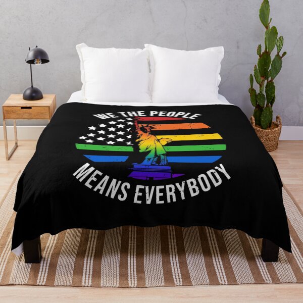 Item preview, We The People Means Everyone Vintage LGBT Gay designed and sold by amyotrestoy26.