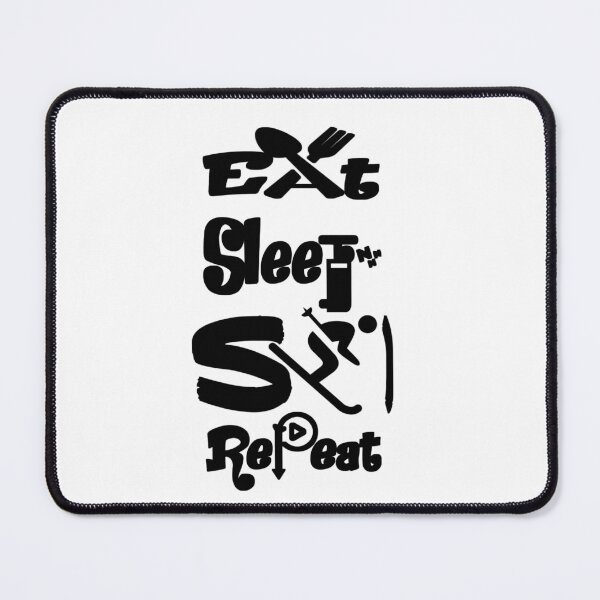Item preview, Eat sleep ski repeat,V33.  designed and sold by Chakilogy.