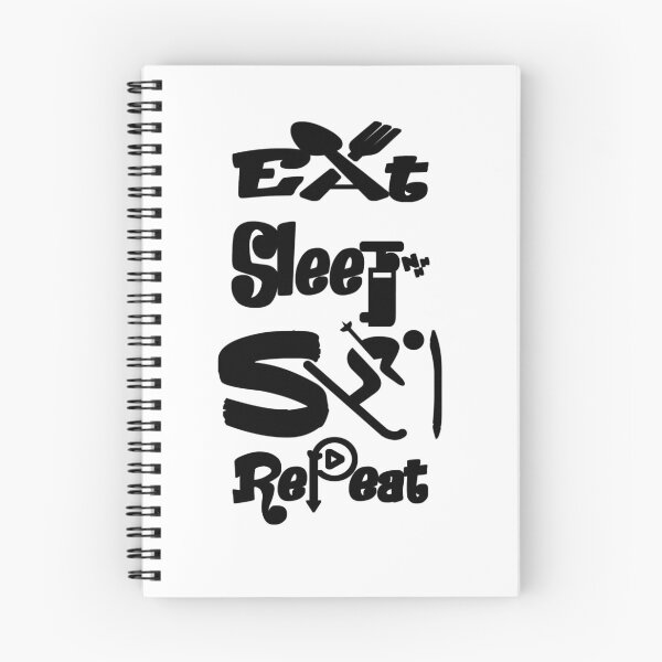 Item preview, Eat sleep ski repeat,V33.  designed and sold by Chakilogy.