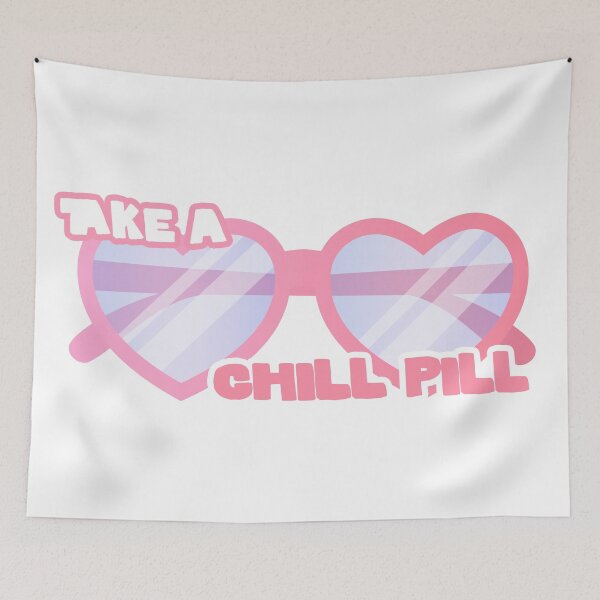 Item preview, TAKE A CHILL PILL Sunglasses Sticker designed and sold by MandyMedia.