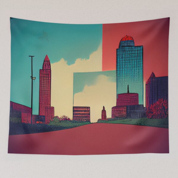 Aperçu de l'œuvre Columbus Ohio | Comics Style créée et vendue par ComicsFactory.