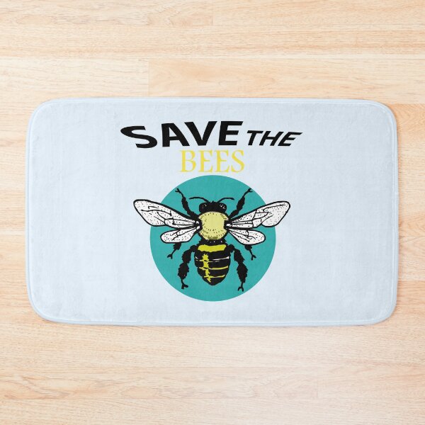 Item preview, Save the bees shits, save the bees phone cases, save the bees hats, save the bees shower curtain, save the bees backpack  designed and sold by Poussyarts.