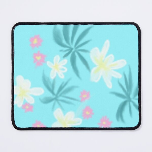 Item preview, Tropical Flowers on Turquoise Dress, Etc ( Nice for the New Turquoise Option Tshirts, designed and sold by IvaRenee.