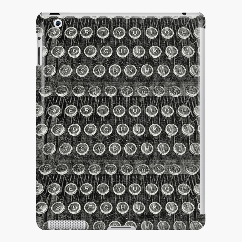 Typewriter Keys-Vintage Typewriter-Royal Typewriter-Writer Pearl S. Buck iPad Case & Skin