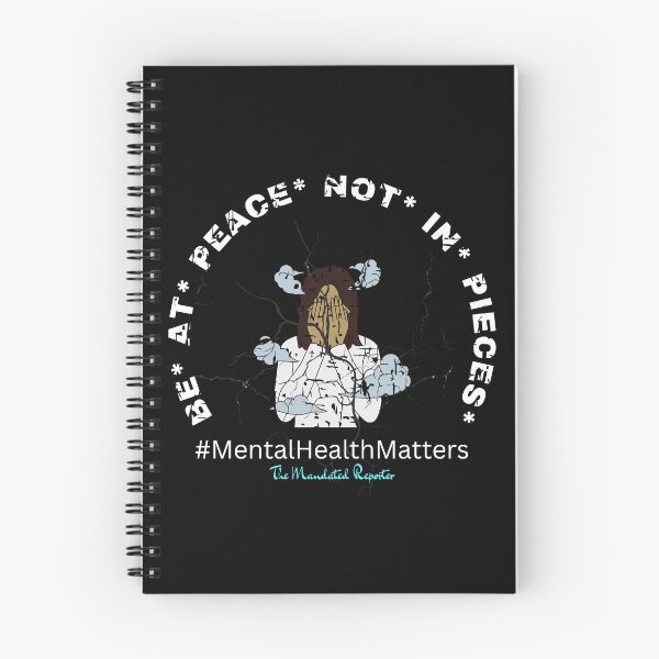 Item preview, Be at Piece Not in Pieces #MentalHealthMatters - Black designed and sold by TheReporter1.
