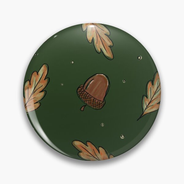 Item preview, Acorn Dreams - Deep Woods Green designed and sold by gingernoodleuk.