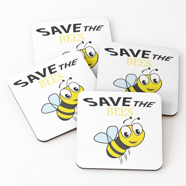 Item preview, Save the bees shits, save the bees phone cases, save the bees hats, save the bees shower curtain, save the bees backpack  designed and sold by Poussyarts.