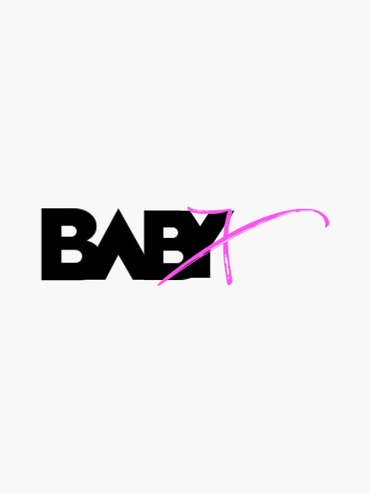 "BABY X logo" Sticker by DaniHMB Redbubble