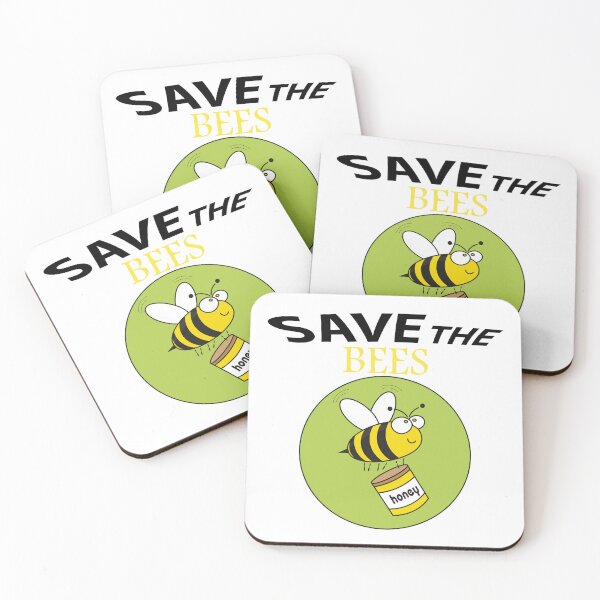 Item preview, Save the bees shits, save the bees phone cases, save the bees hats, save the bees shower curtain, save the bees backpack  designed and sold by Poussyarts.