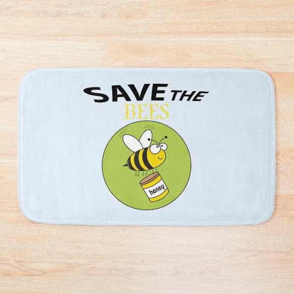 Item preview, Save the bees shits, save the bees phone cases, save the bees hats, save the bees shower curtain, save the bees backpack  designed and sold by Poussyarts.