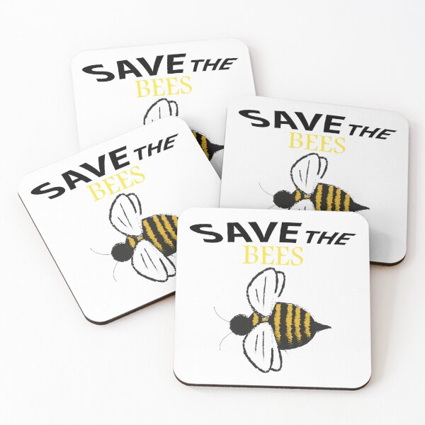 Item preview, Save the bees shits, save the bees phone cases, save the bees hats, save the bees shower curtain, save the bees backpack  designed and sold by Poussyarts.