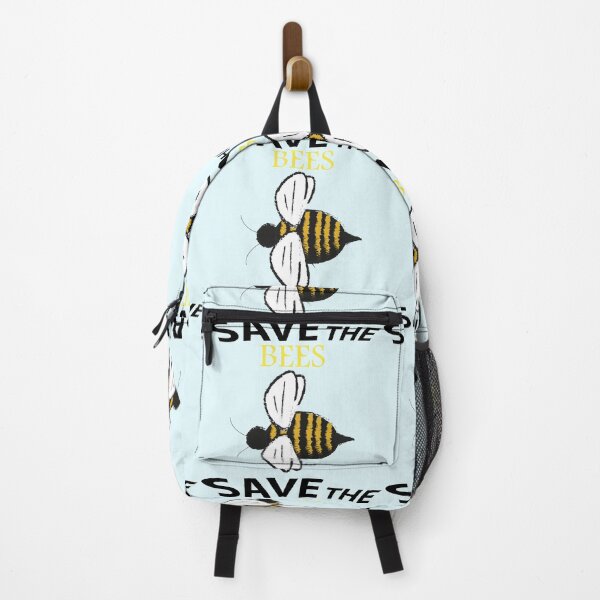 Item preview, Save the bees shits, save the bees phone cases, save the bees hats, save the bees shower curtain, save the bees backpack designed and sold by Poussyarts.